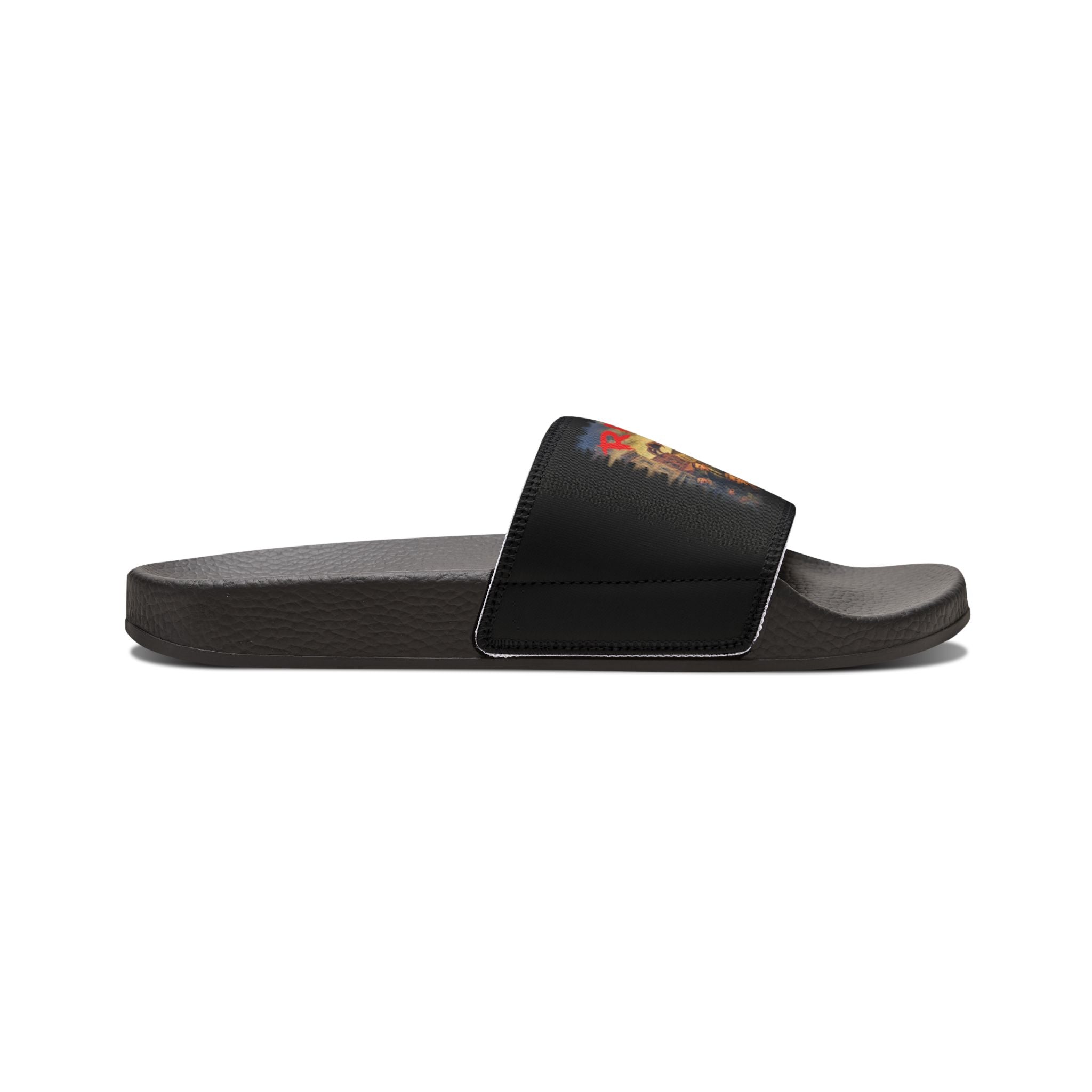 RFW: "RATS!" Logo - Men's Removable-Strap Sandals (Black)