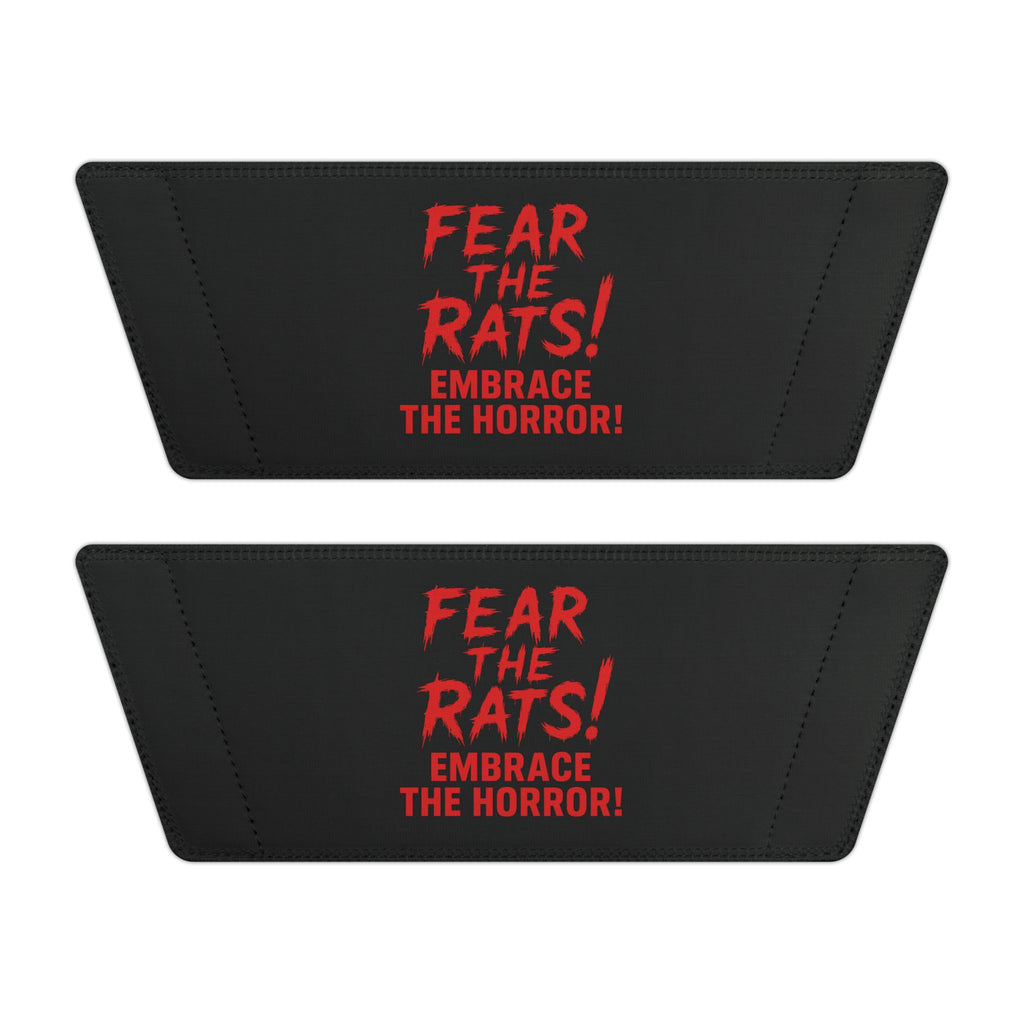 RFW: "Fear the Rats! Embrace the Horror!" - Women's Removable-Strap Sandals (Black)