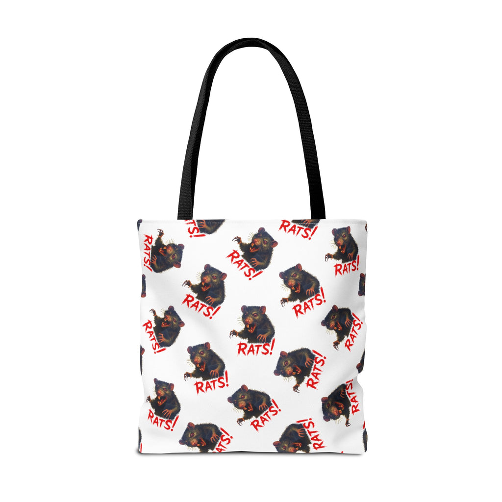 RTB: "RAT" (Multi) - Tote Bag - White