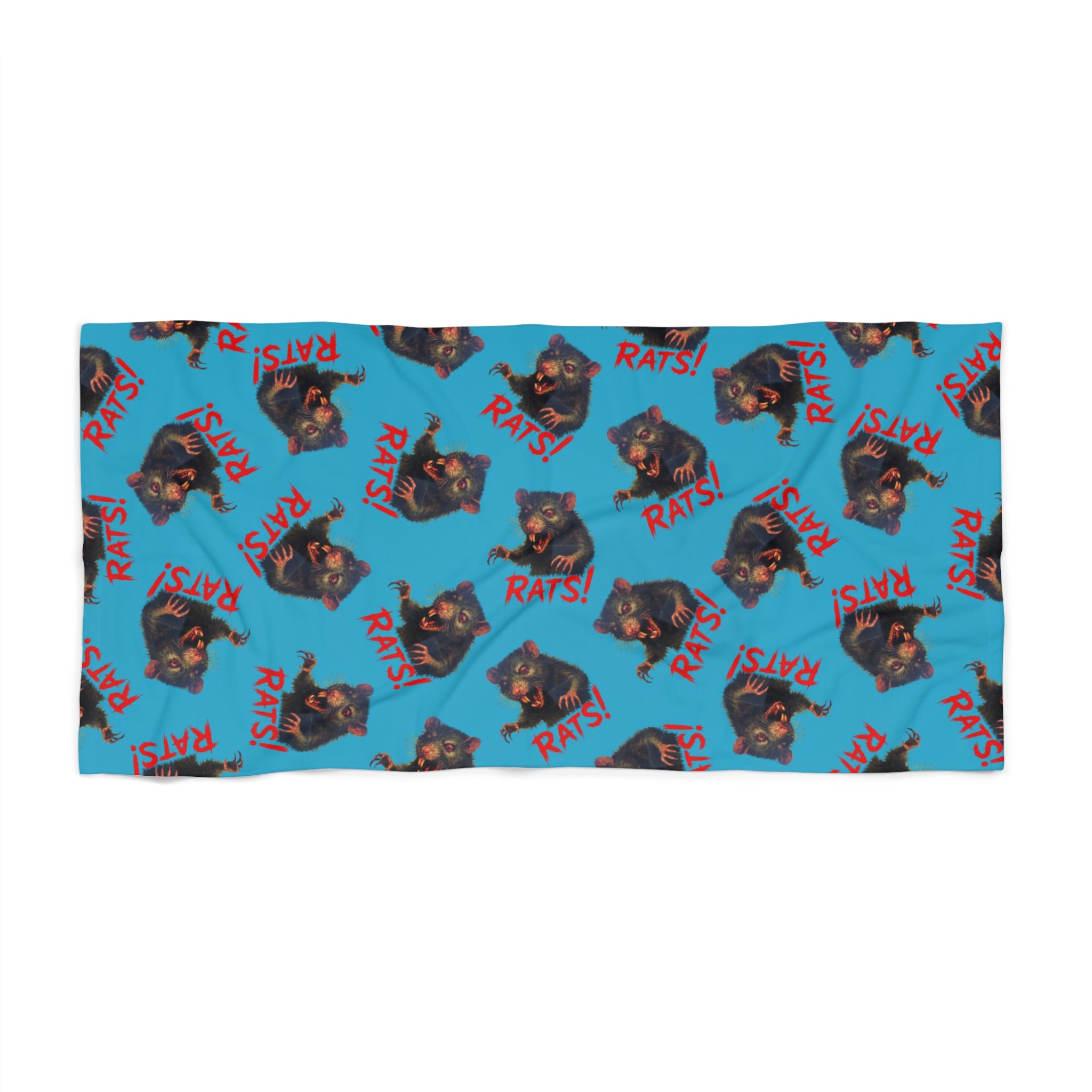 RBT: "RAT" (Multi) - Beach Towel - Turquoise
