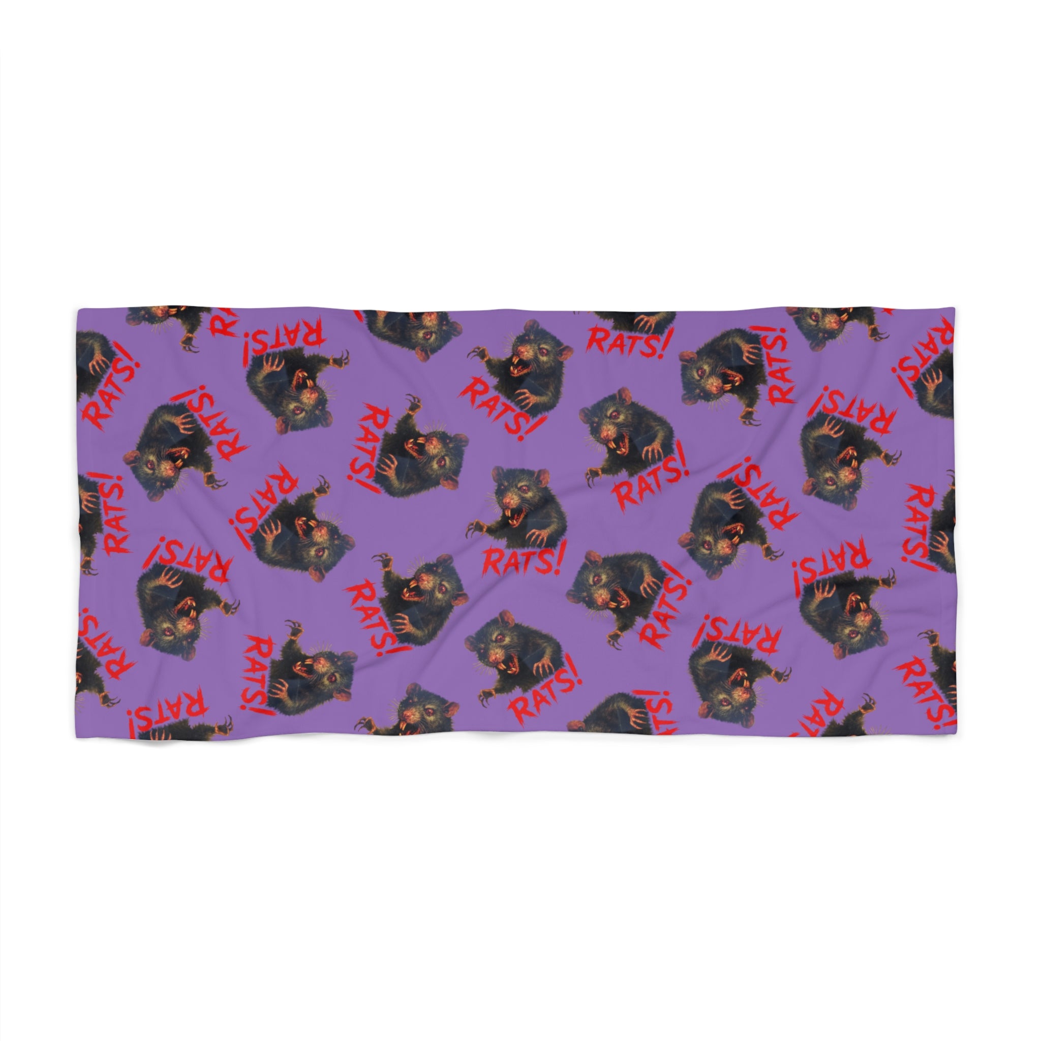 RBT: "RAT" (Multi) - Beach Towel - Lavender
