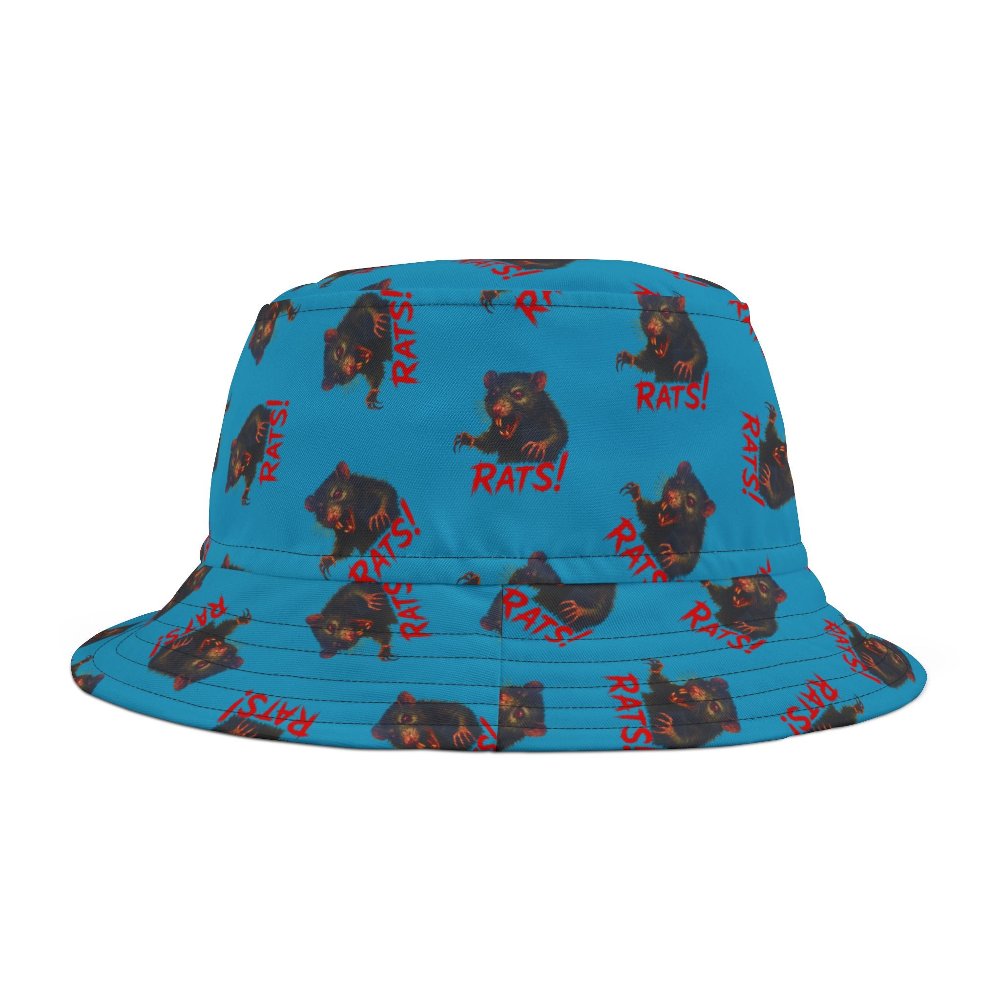 RHT: "RAT" (Multi) - Bucket Hat - Turquoise