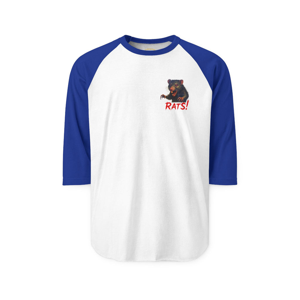 RRS: "RAT" Small Logo - Unisex Three-Quarter Sleeve Raglan Shirt