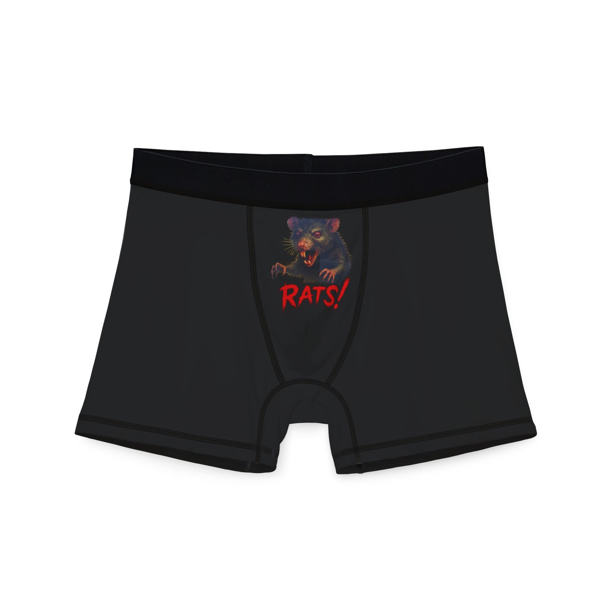 RUG: "RAT" (Blank Back Side) - Men's Boxer Briefs - Black