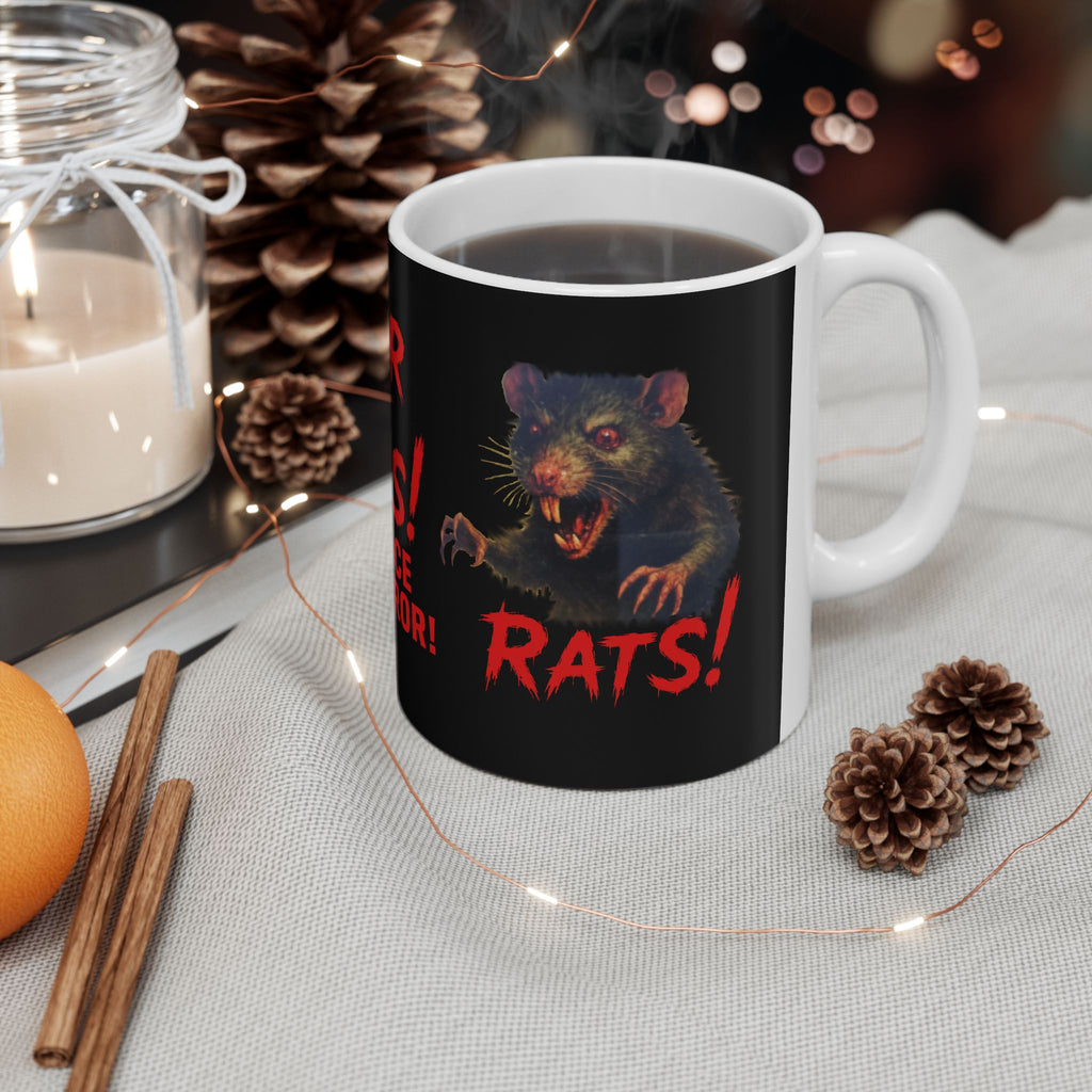 RMG: "Fear the Rats! Embrace the Horror!/RAT" - Ceramic Mug (11oz, 15oz)