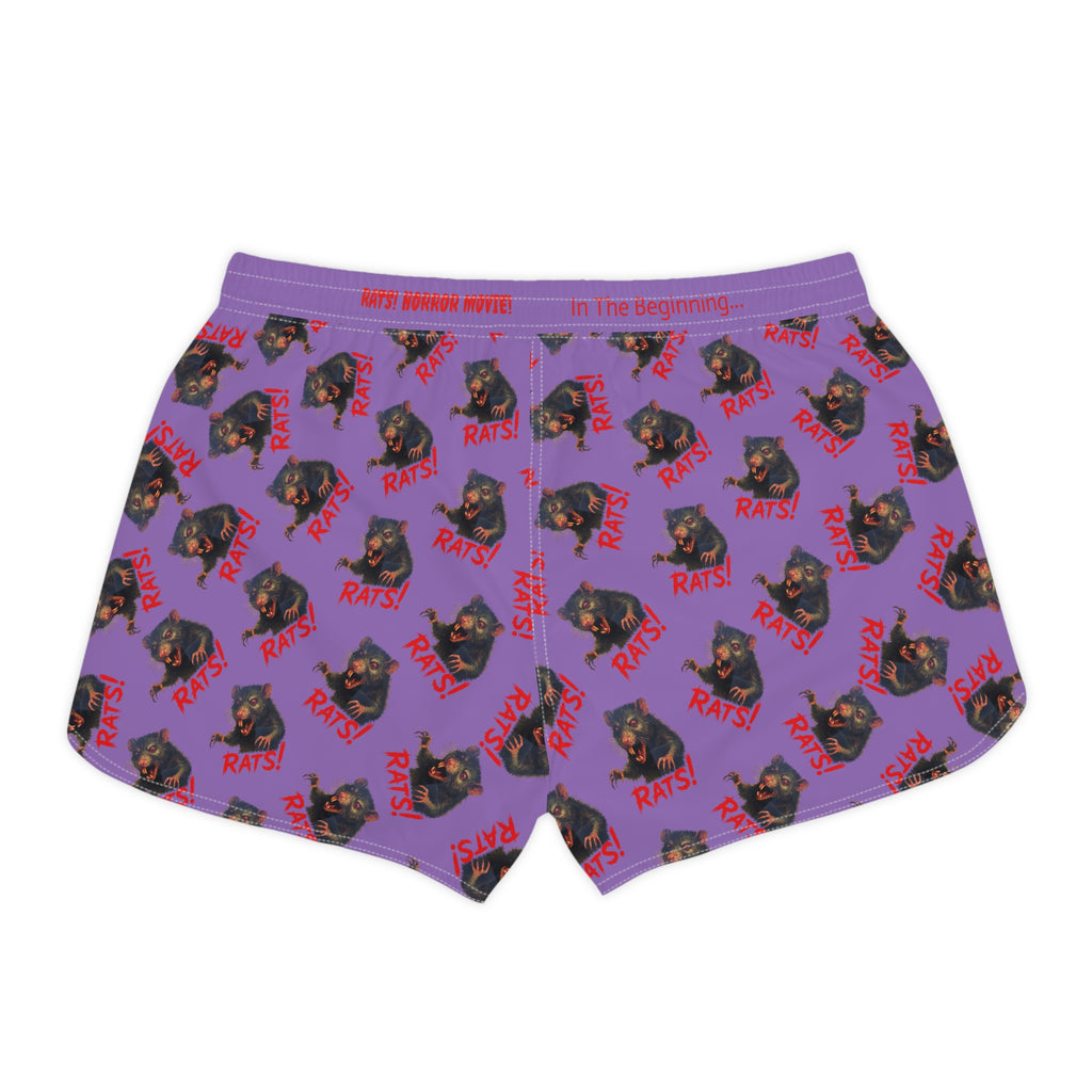 RAW: "RAT" (Multi) - Women's Casual Shorts - Lavender
