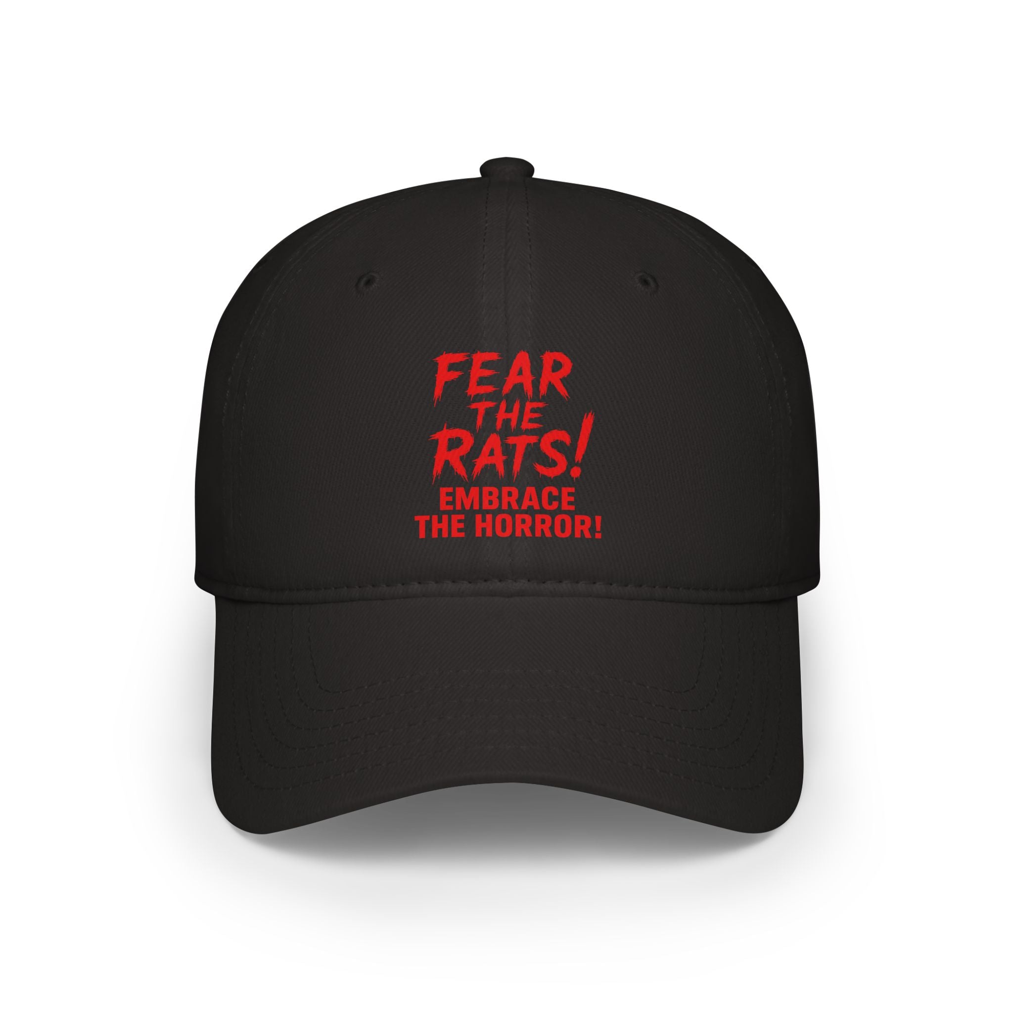 RHT: "Fear the Rats! Embrace the Horror!" - Low Profile Baseball Cap