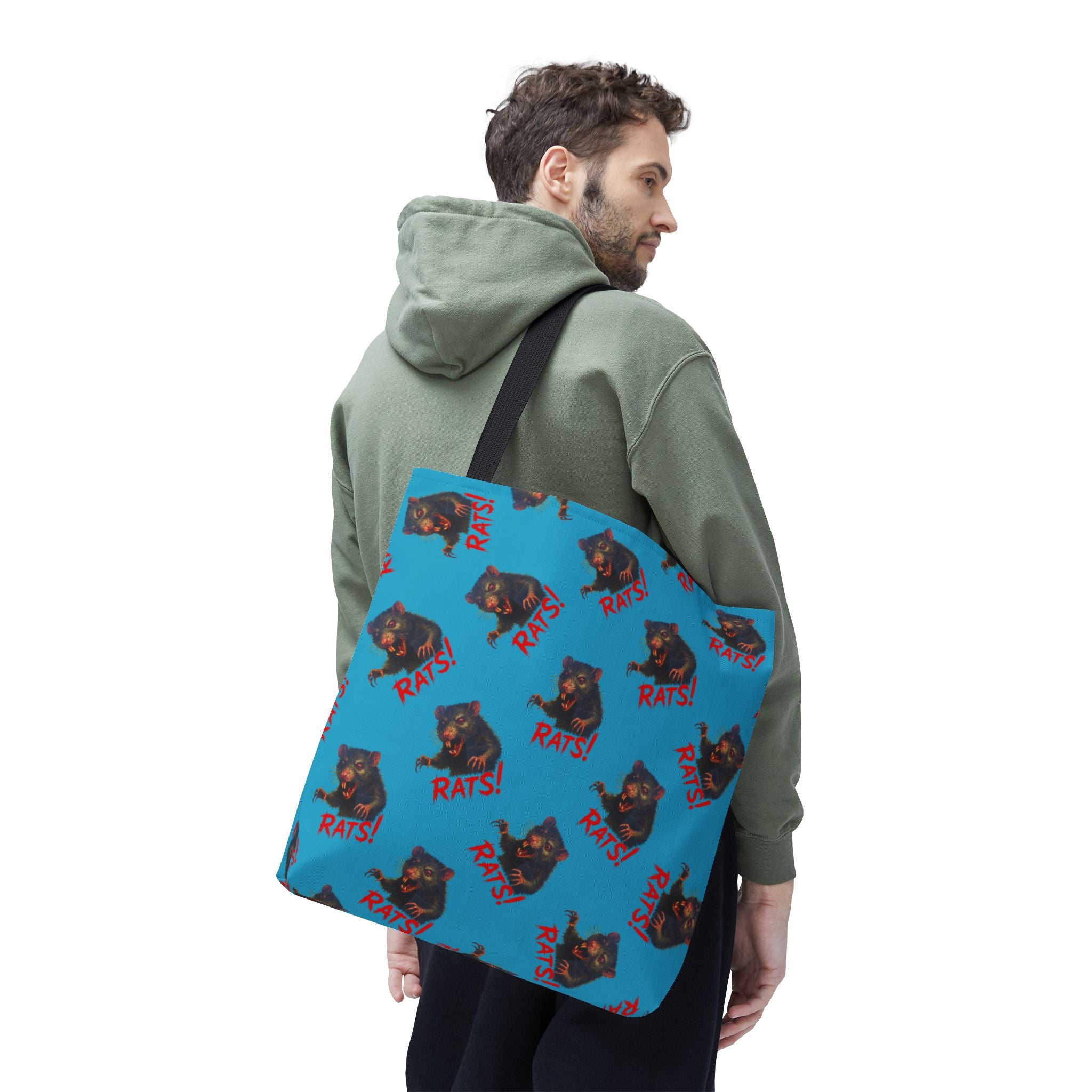 RTB: "RAT" (Multi) - Tote Bag - Turquoise