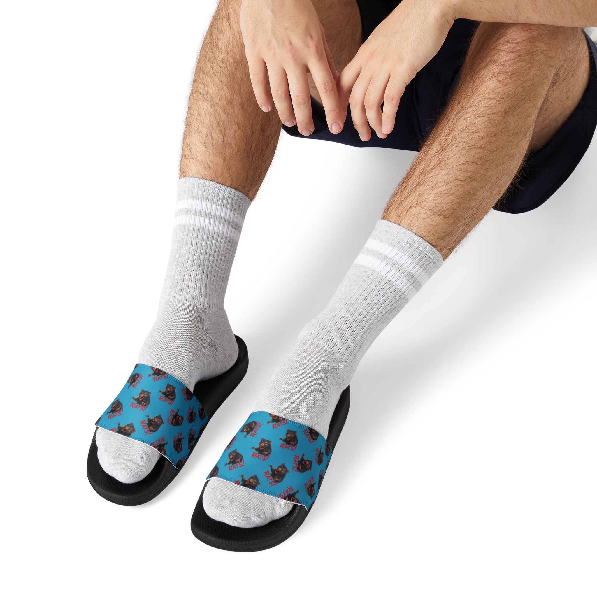 RFW: "RAT" (Multi) - Men's Removable-Strap Sandals (Turquoise)