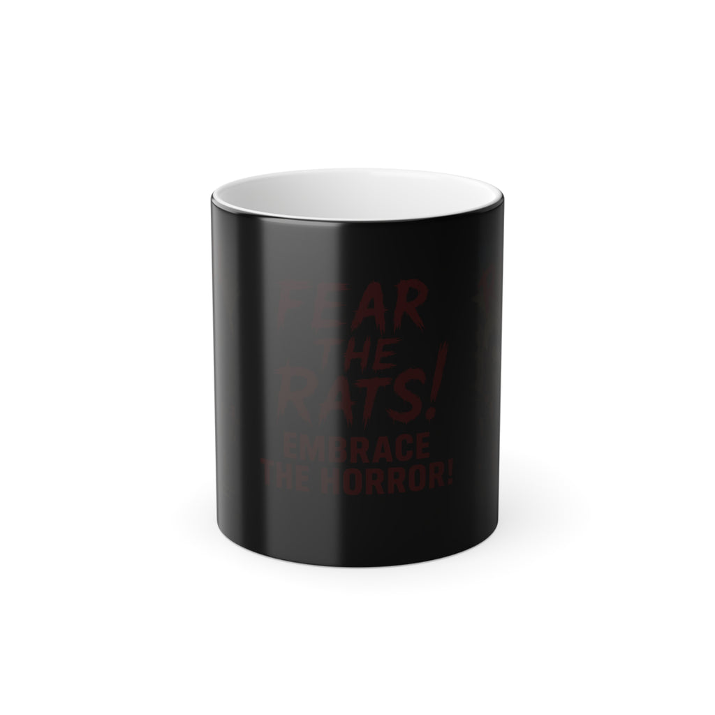 RMG: "Fear the Rats! Embrace the Horror!/RATS! Logo" - Color Morphing Mug - 11oz