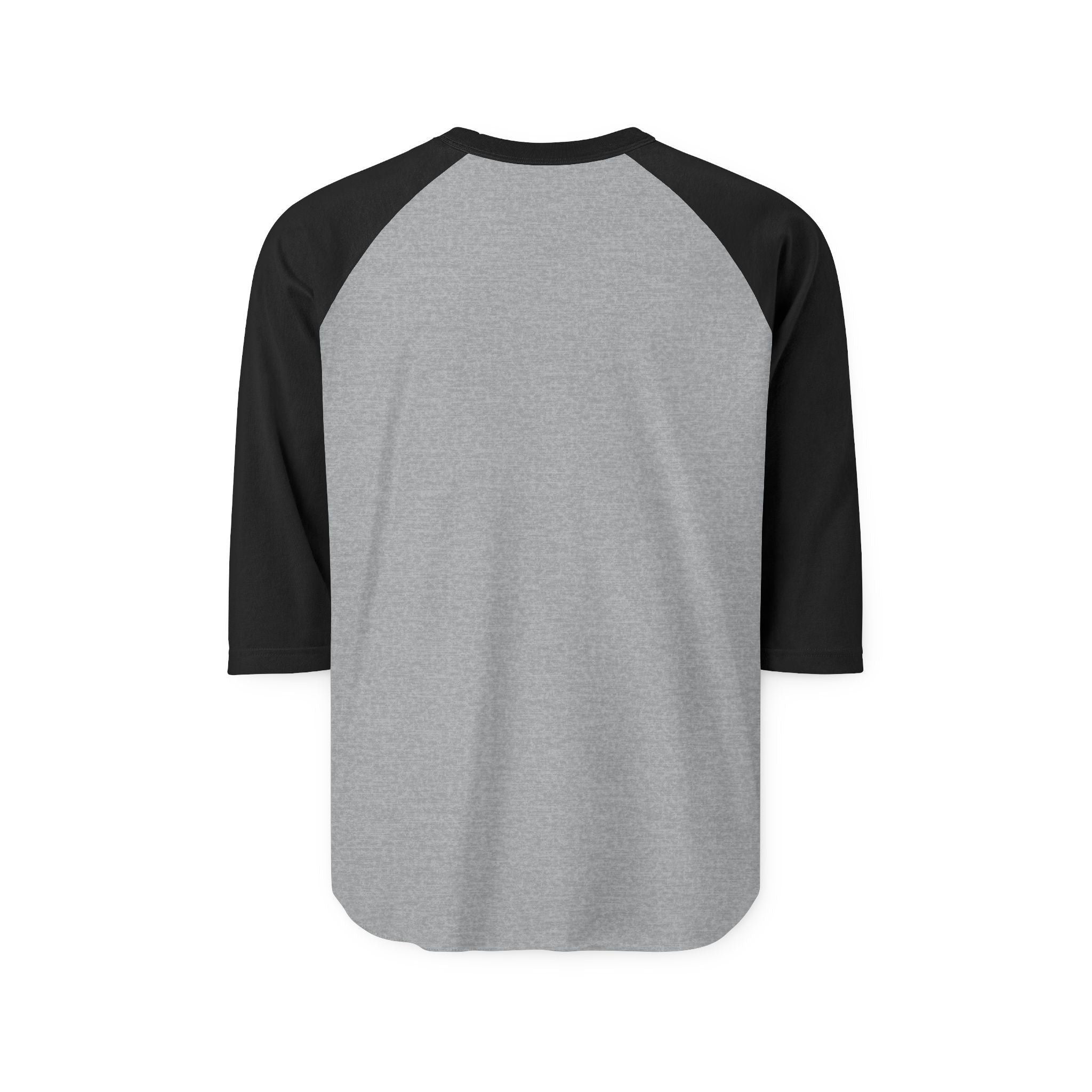 RRS: "RATS!" Movie Title Logo (Black Background) - Unisex Three-Quarter Sleeve Raglan Shirt