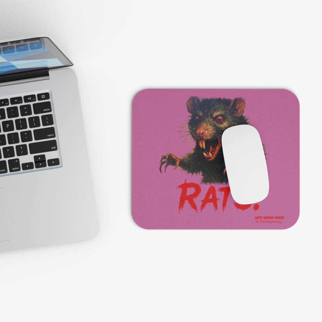 RHO: "RAT!" - Mouse Pad - Pink