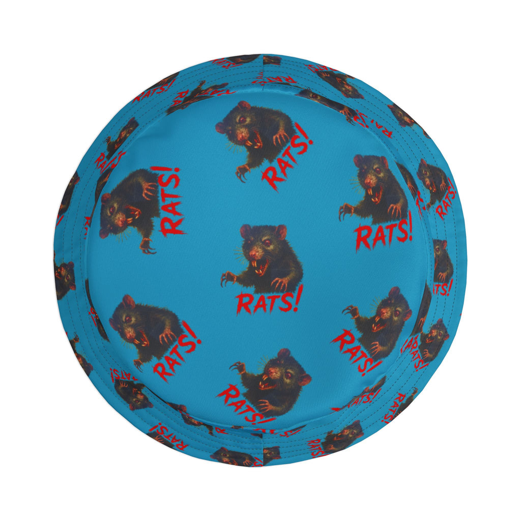 RHT: "RAT" (Multi) - Bucket Hat - Turquoise