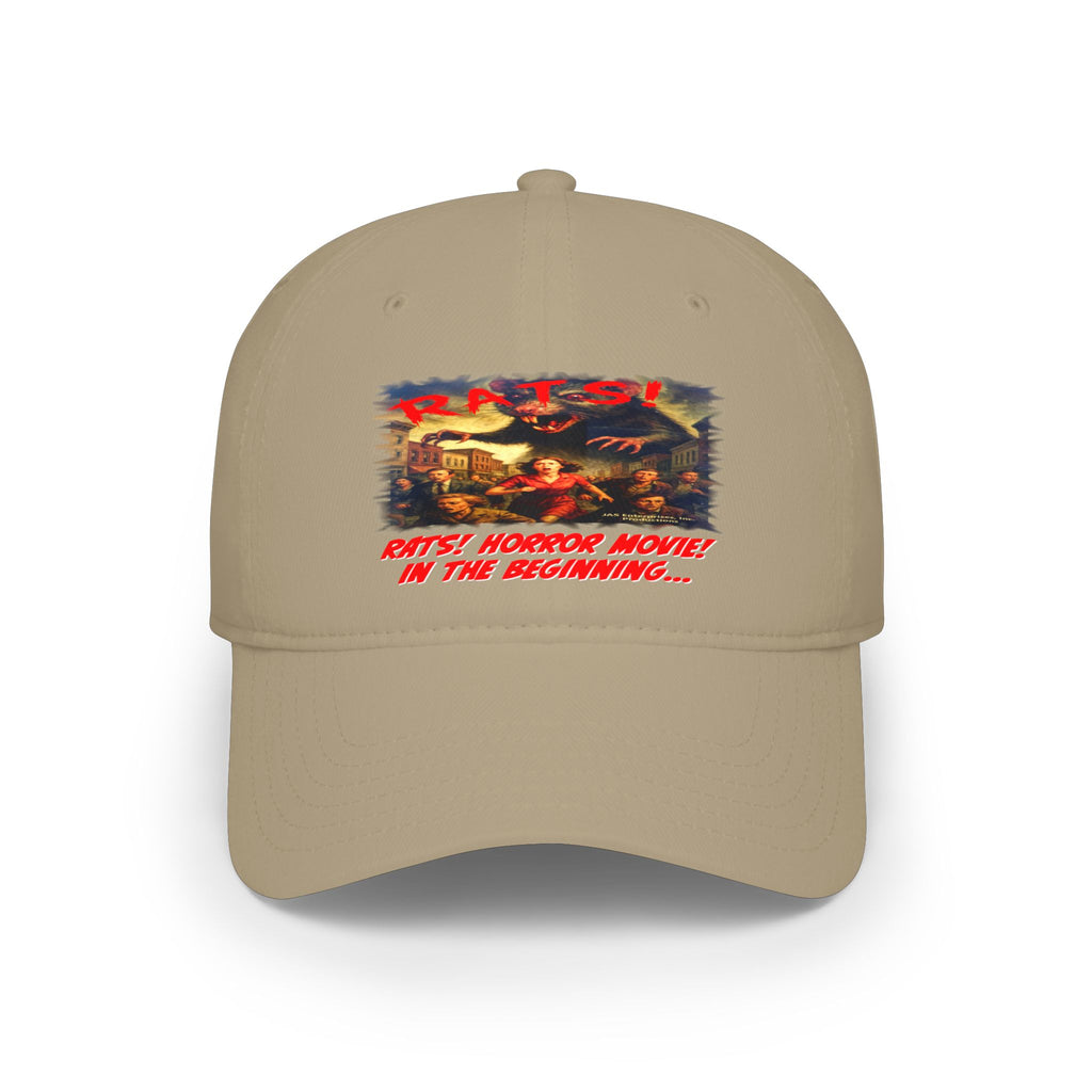 RHT: "RATS!" - Movie Title Logo - Low Profile Baseball Cap