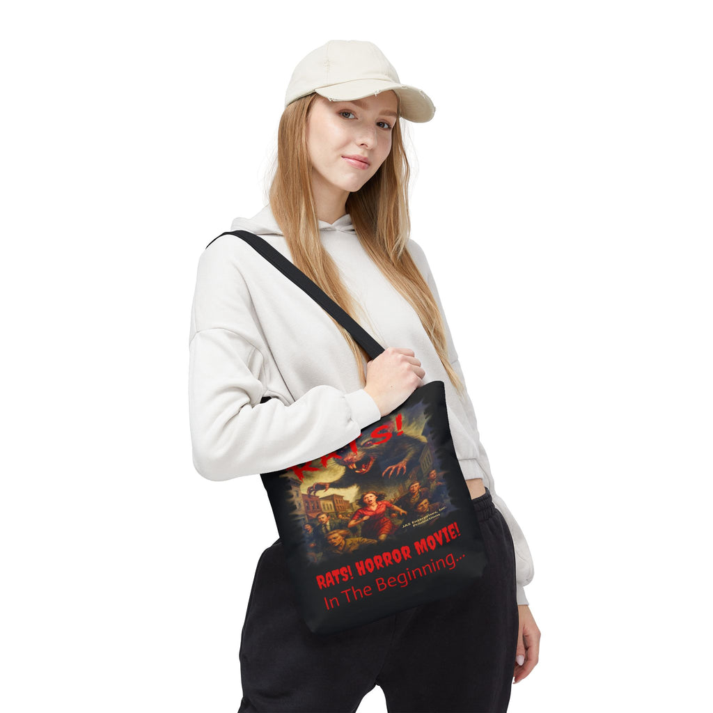 RTB: "RATS!" Logo - Tote Bag - Black