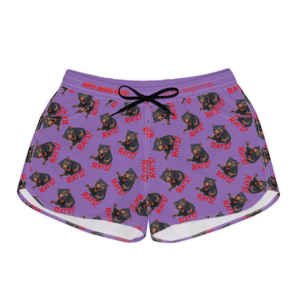 RAW: "RAT" (Multi) - Women's Casual Shorts - Lavender
