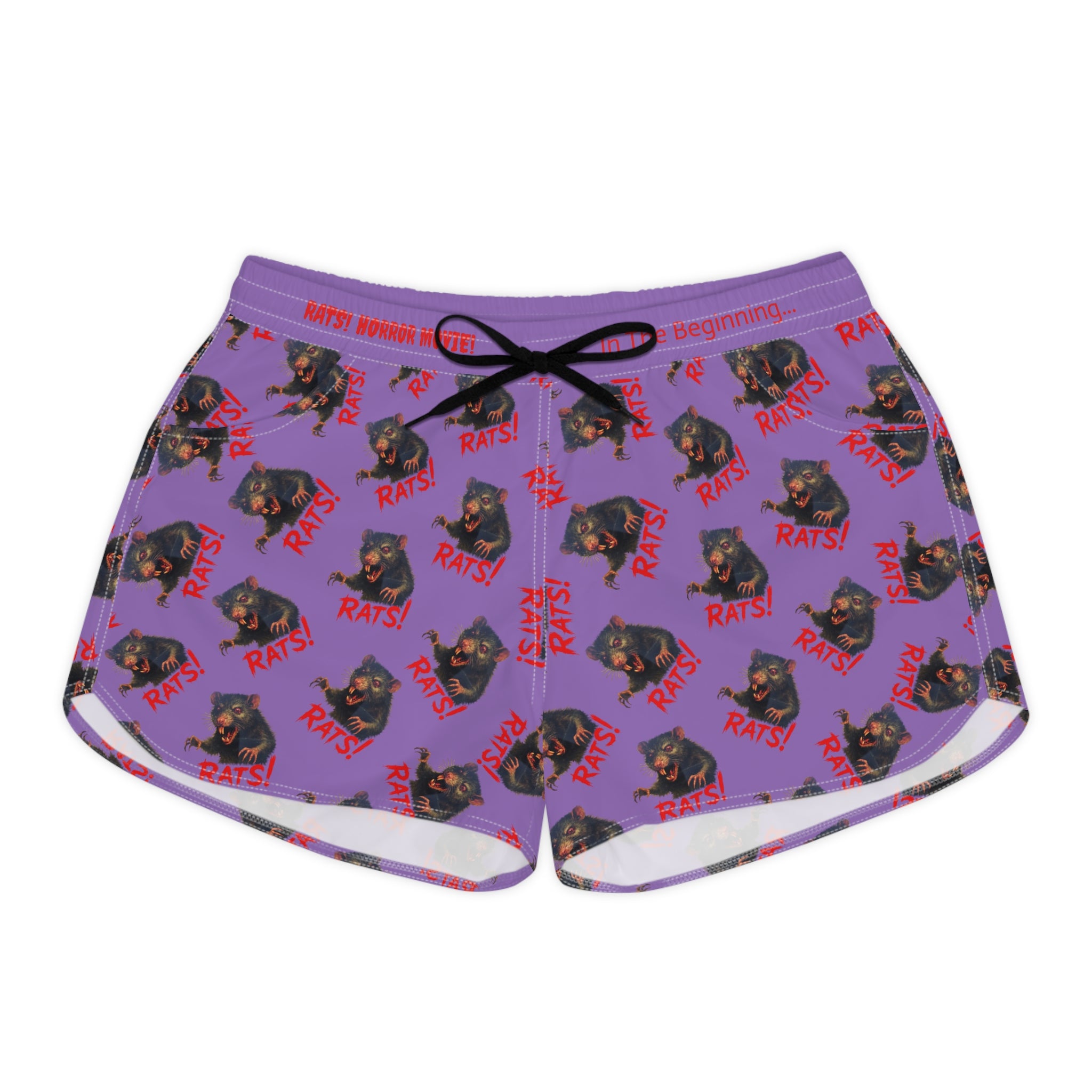 RAW: "RAT" (Multi) - Women's Casual Shorts - Lavender