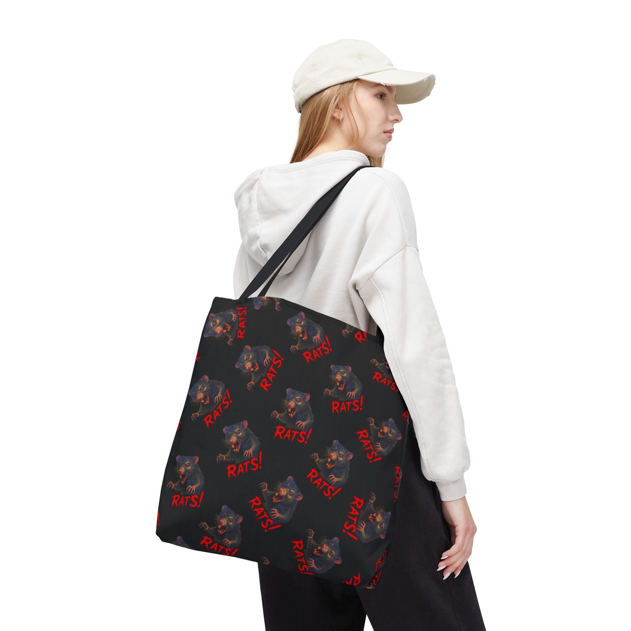 RTB: "RAT" (Multi) - Tote Bag - Black