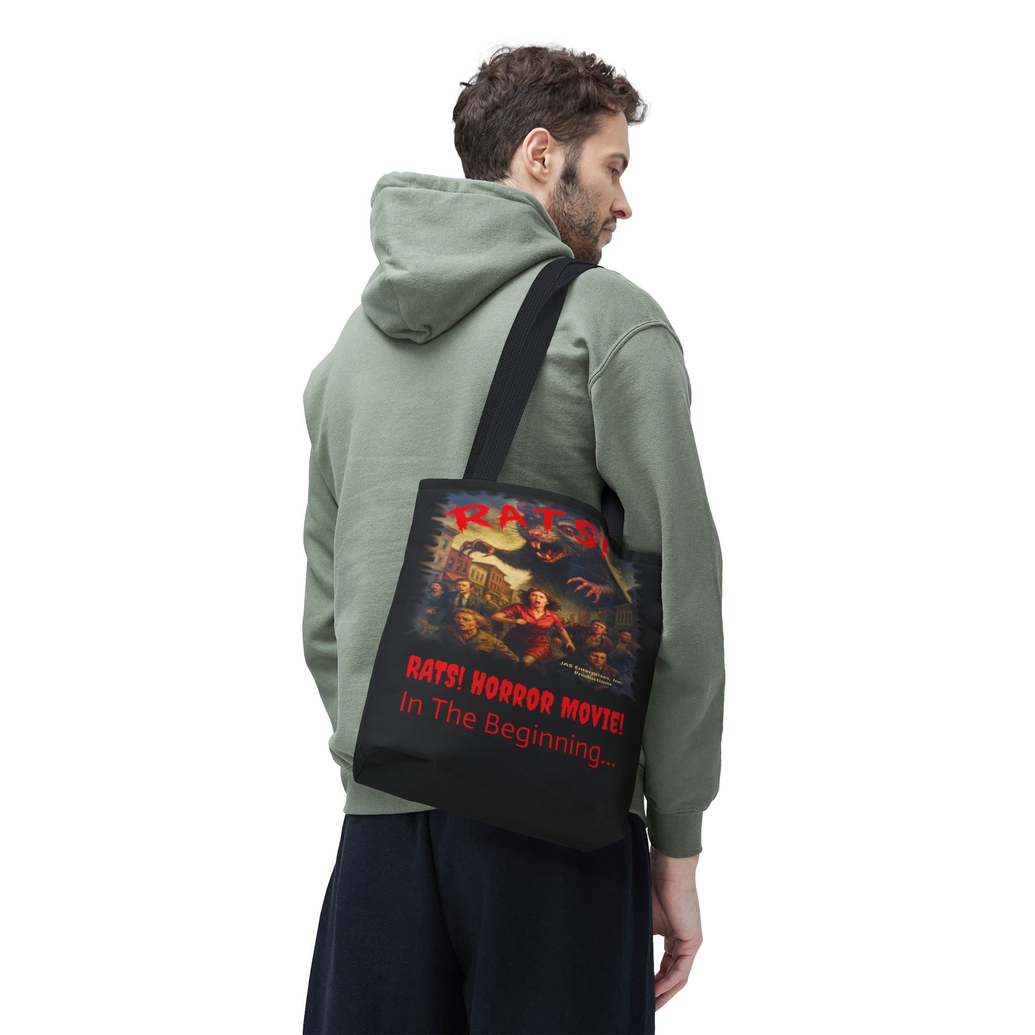 RTB: "RATS!" Logo - Tote Bag - Black