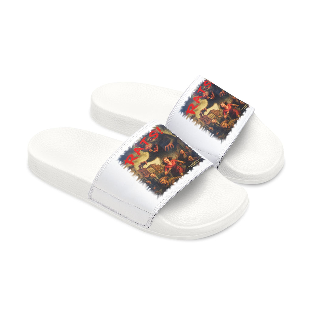 RFW: "RATS!" Logo - Women's Removable-Strap Sandals (White)