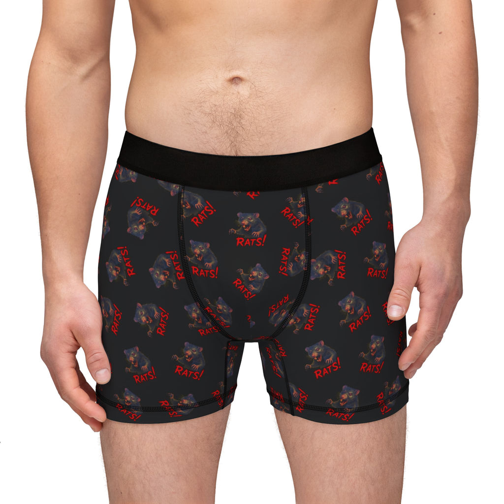 RUG: "RAT" (Multi) - Men's Boxer Briefs - Black
