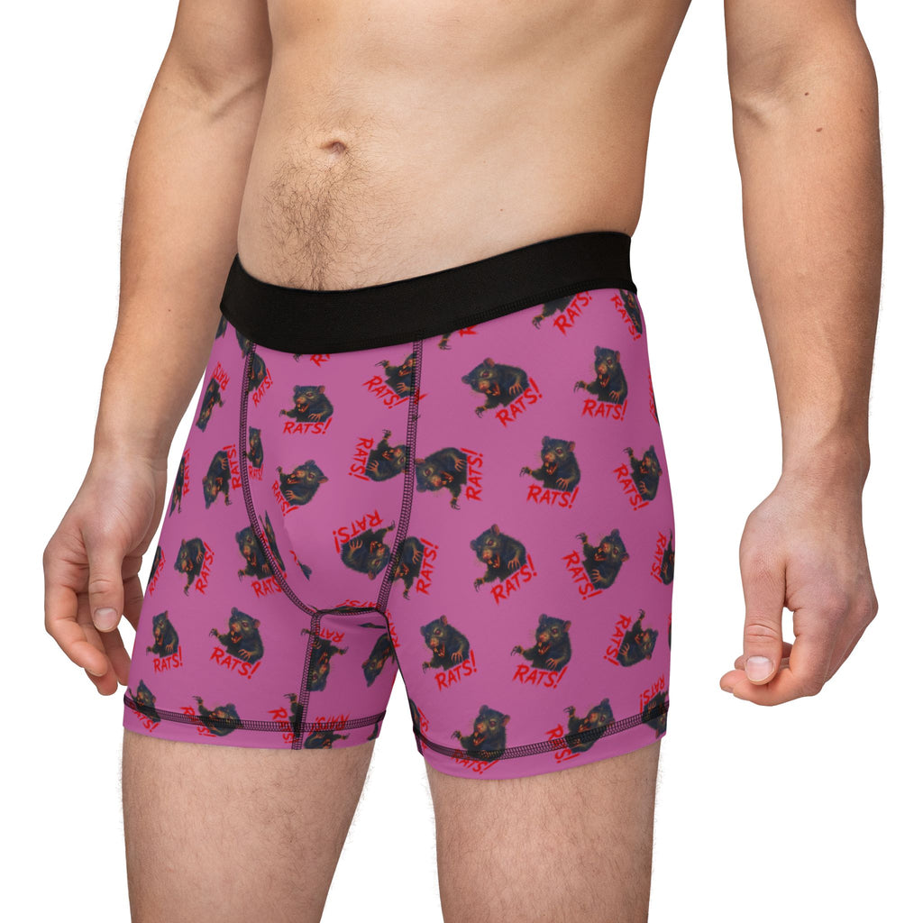 RUG: "RAT" (Multi) - Men's Boxer Briefs - Pink