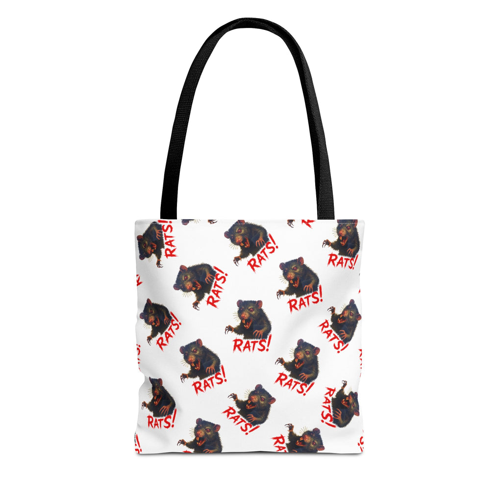 RTB: "RAT" (Multi) - Tote Bag - White