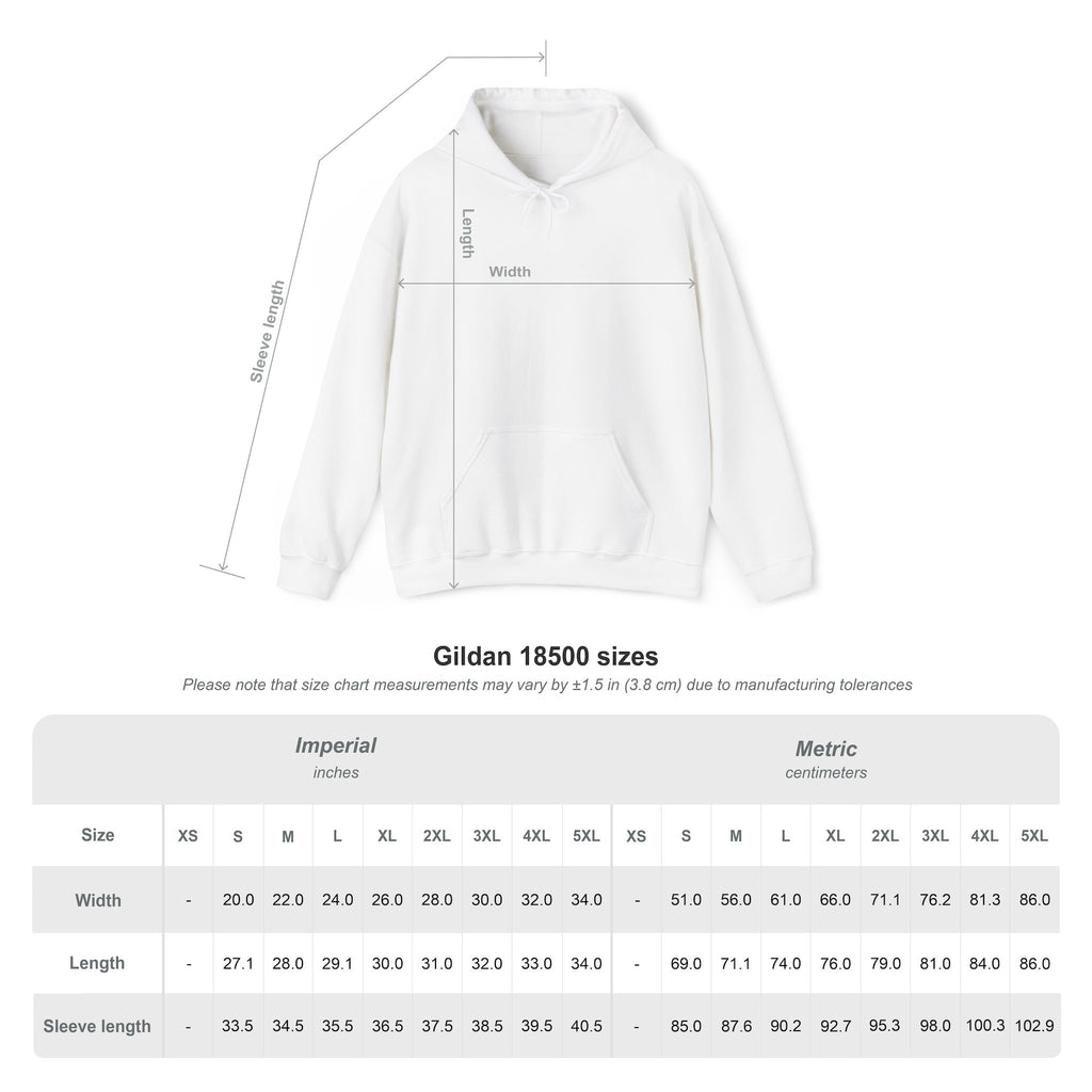 RHD: "RATS!" Logo (Blank Back Side) - Unisex Hoodie (Black)