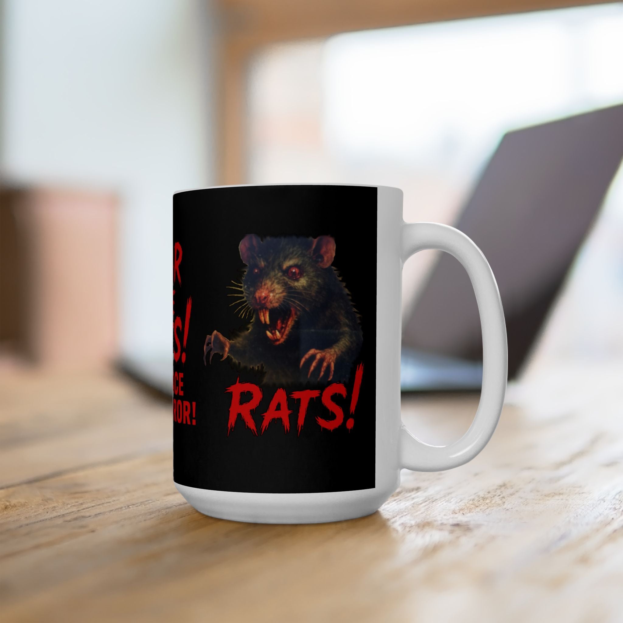 RMG: "Fear the Rats! Embrace the Horror!/RAT" - Ceramic Mug (11oz, 15oz)