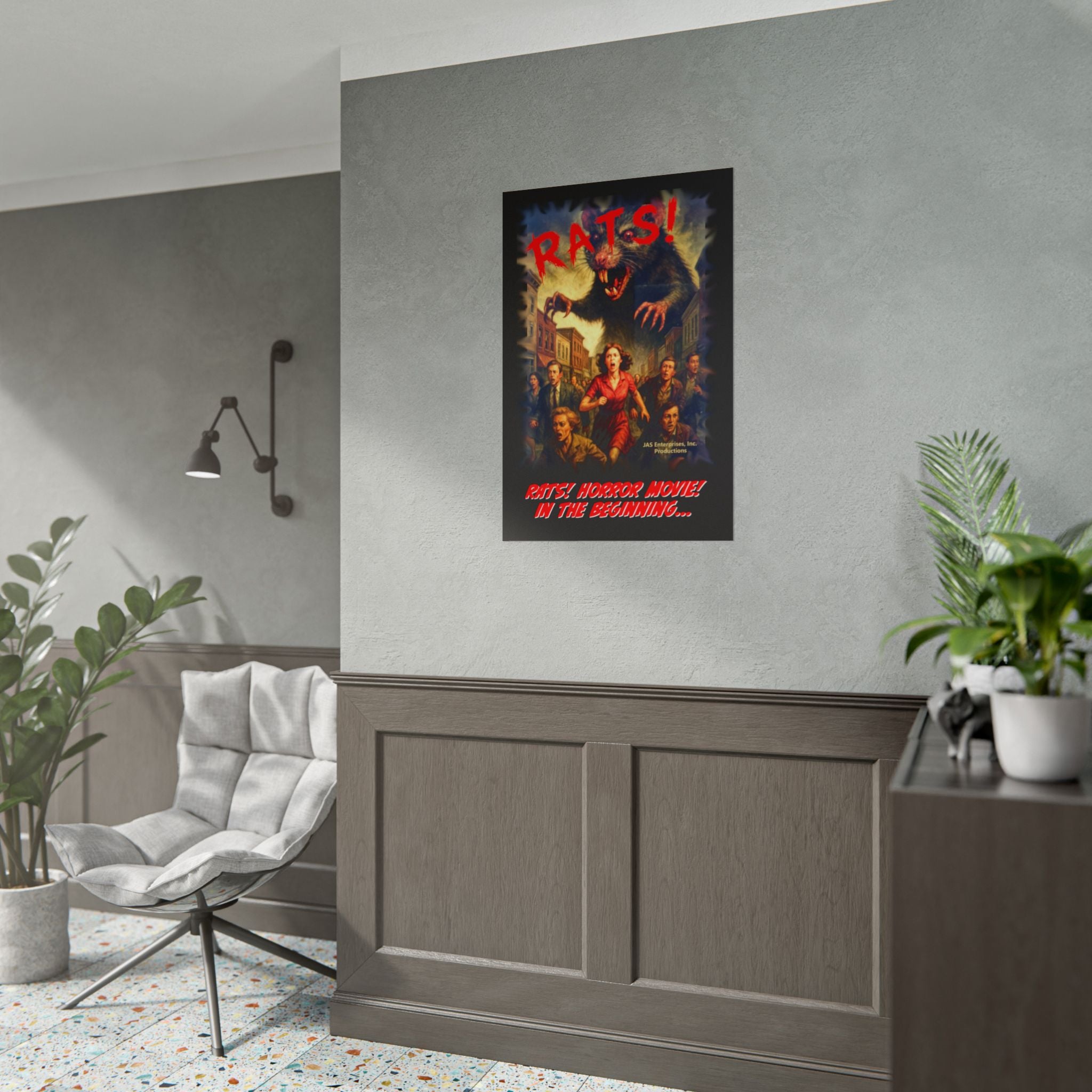 RRP: "RATS!" Movie Title Logo - Rolled Poster