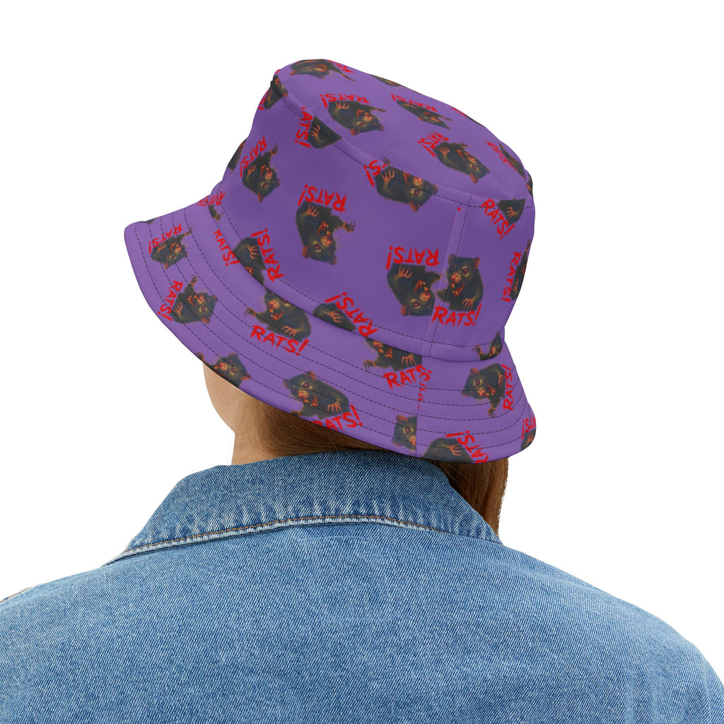 RHT: "RAT" (Multi) - Bucket Hat - Lavender
