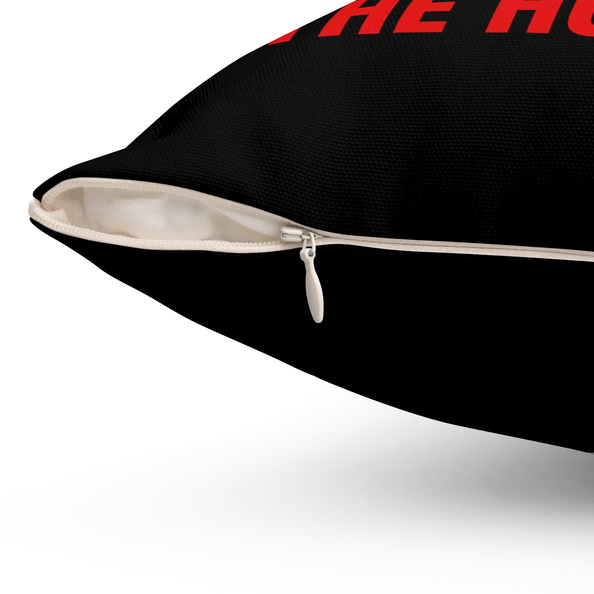 RPW: "Fear the Rats! Embrace the Horror!" - Polyester Throw Pillow (Black)