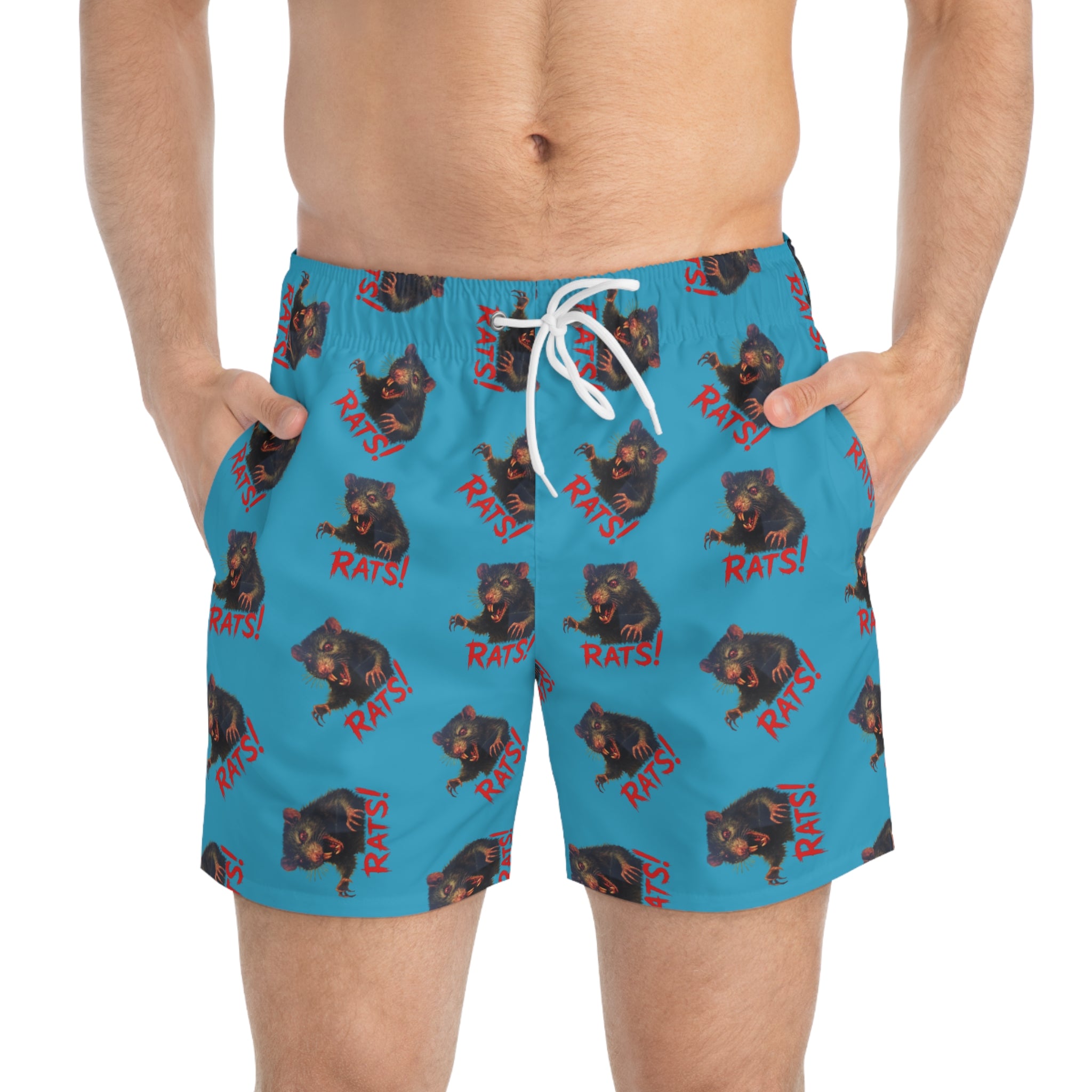 RSW: "RAT" (Multi) - Swim Trunks - Turquoise