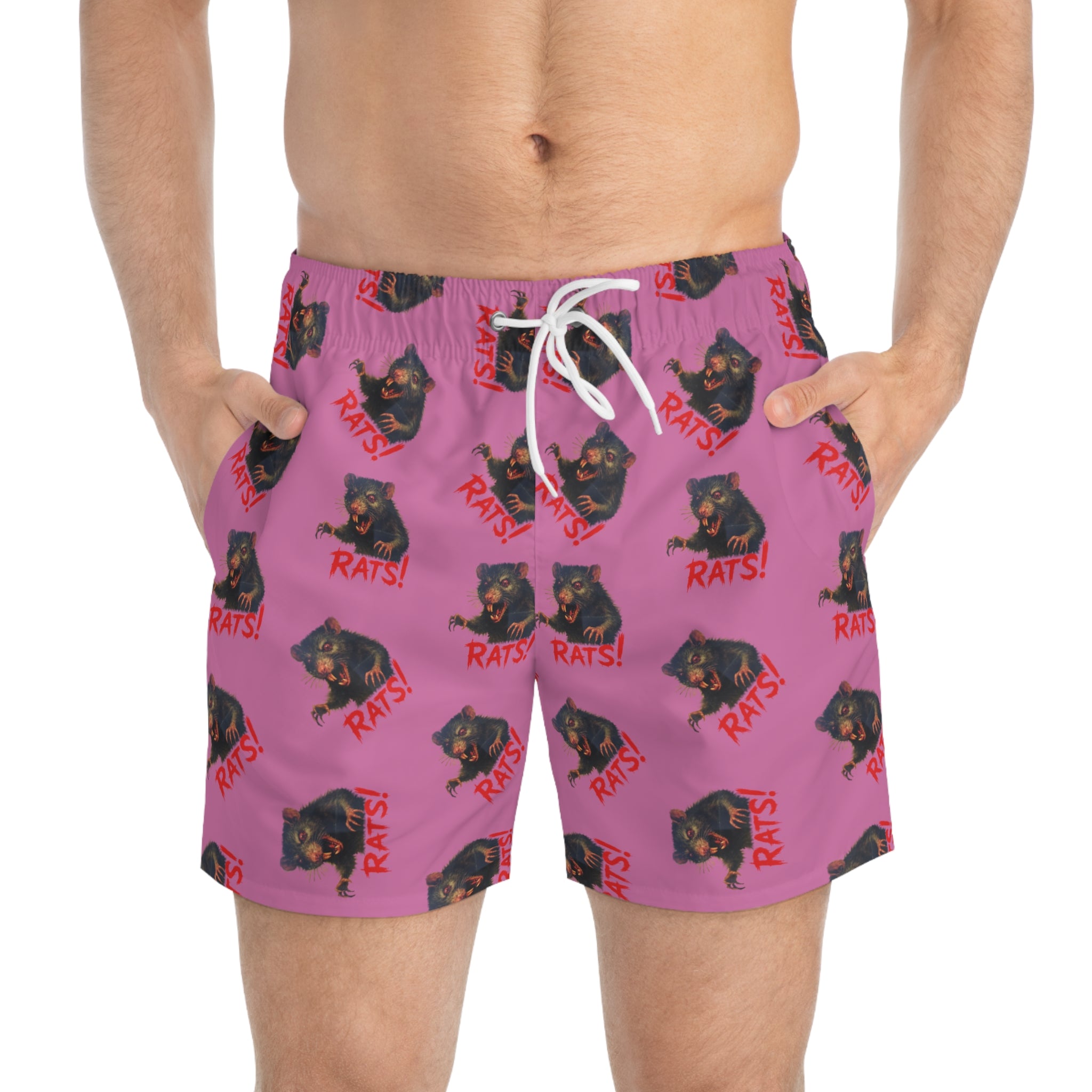 RSW: "RAT" (Multi) - Swim Trunks - Pink