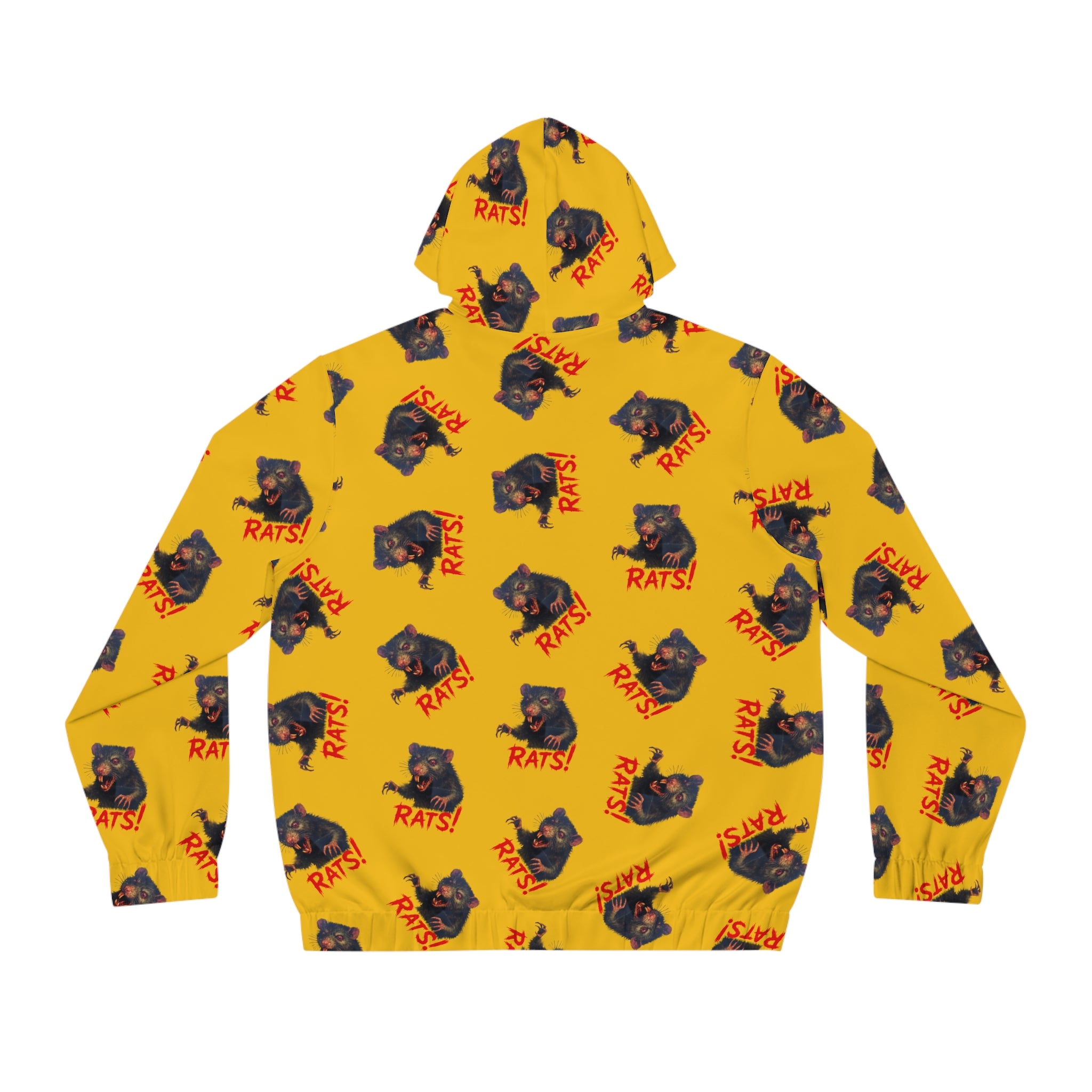RHD: "RAT" (Multi) - Men's Full-Zip Hoodie - Yellow