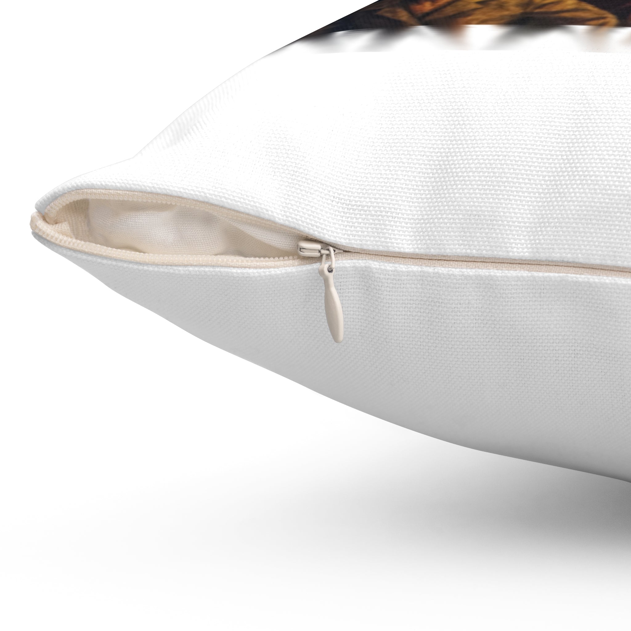 RPW: "RATS!" Logo - Polyester Throw Pillow (White)