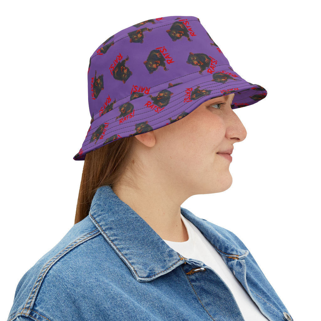RHT: "RAT" (Multi) - Bucket Hat - Lavender