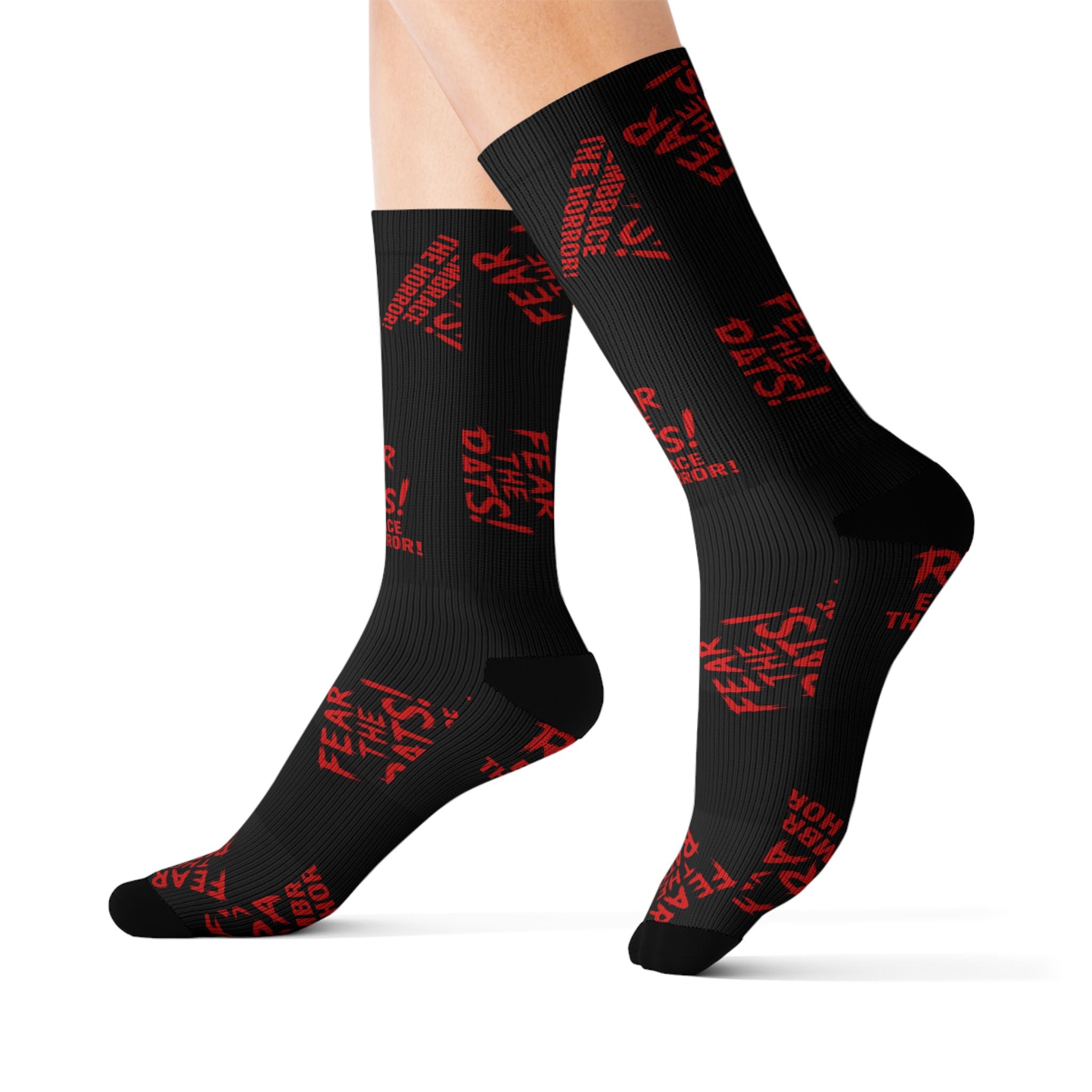 RFW: "Fear the Rats! Embrace the Horror!" - Unisex Socks - Black